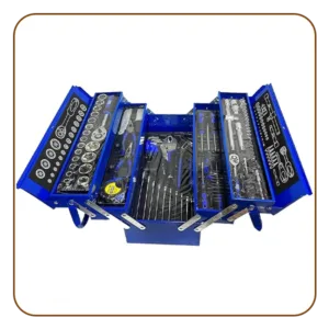 BOSS LIFE STYLE 85Pieces Socket Set Toolbox Wrench set with Metal Box 1/2" & 1/4" for home use and professional purpose